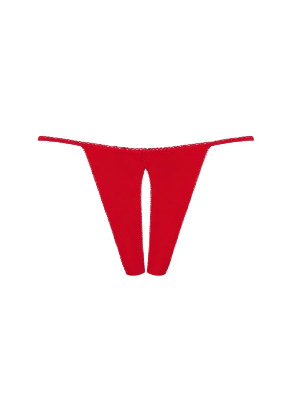 Weekend Deals That Impress Le Petit Secret Openable Thong (Red)
