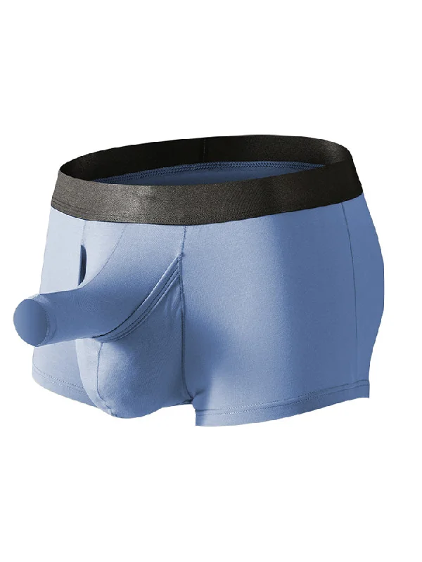 Unbeatable Prices Men’s Dual Ball Pouch Trunks With Fly Front
