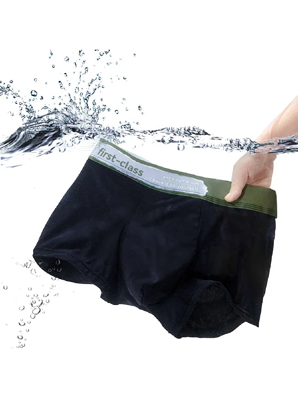 Weekend Deals That Wow Men's Pure Cotton Gradient Belt Trunks
