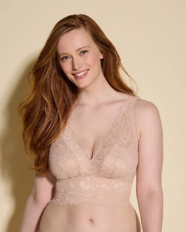 Limited Availability Bralette Curvy Plungie Longline