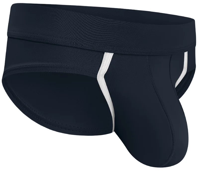 Amazing Value Nylon 0in Sport Briefs No Fly 1pk Black