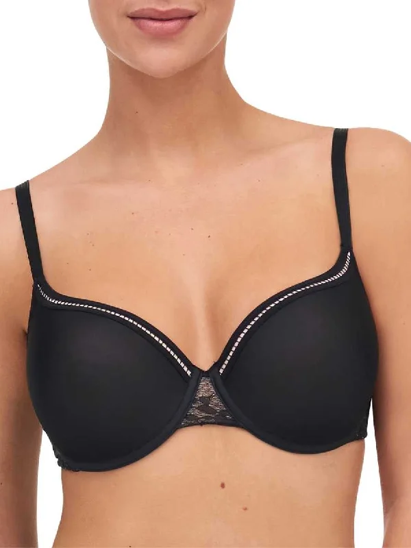 Overstock Olivia Covering T-Shirt Bra - Black
