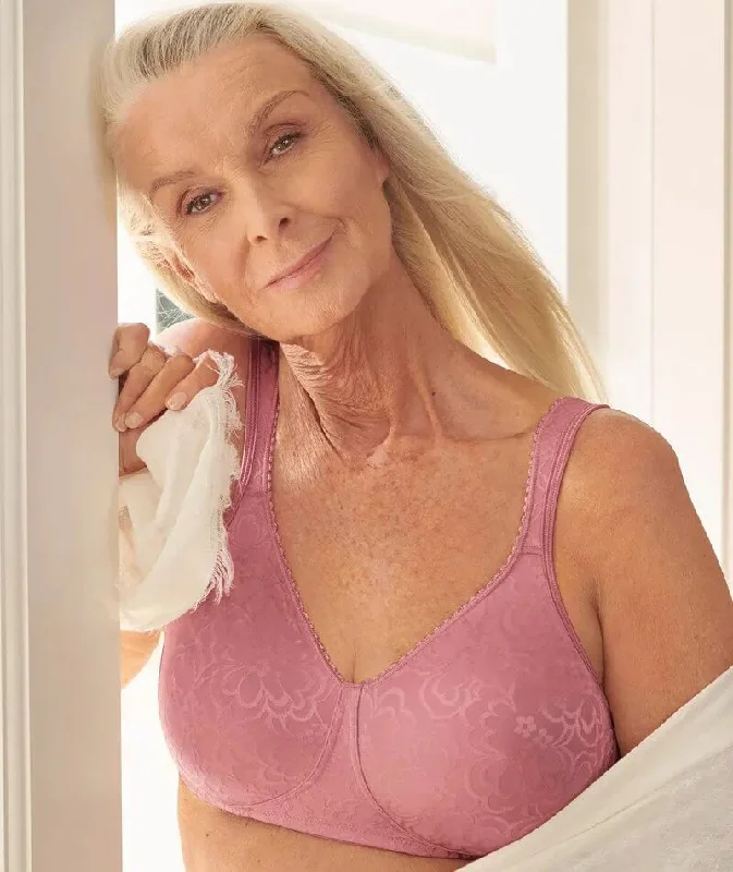 Doorbuster Deal Playtex 18 Hour Ultimate Lift & Support Wire-Free Bra - Mauve Glow