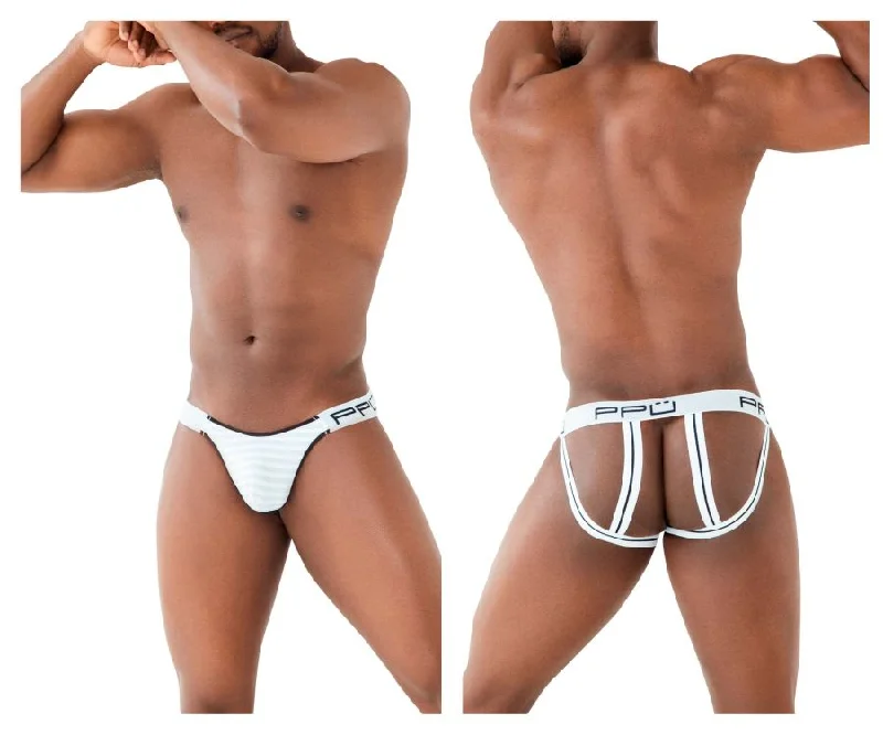 Season Finale Sale PPU 2311 Microfiber Jockstrap Color White