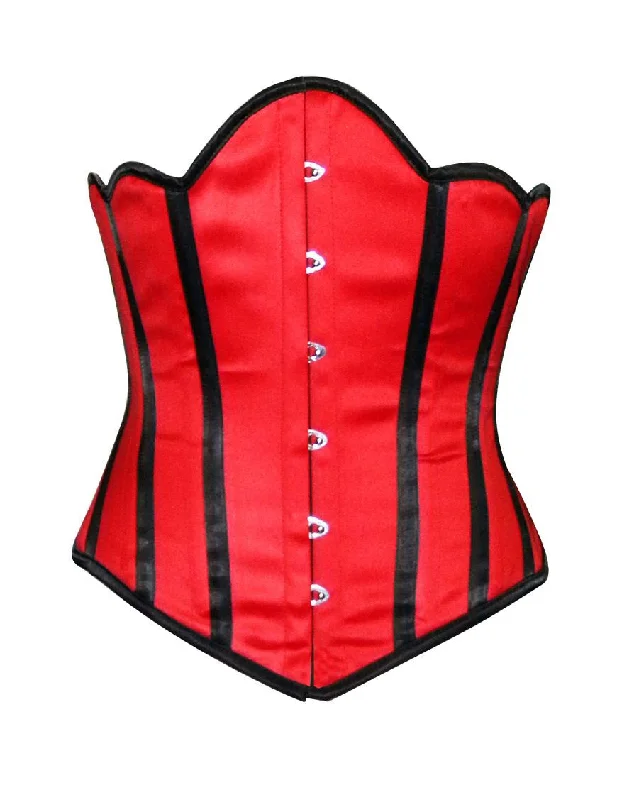 Stock Clearance Real steel boned underbust Victorian waist training corset with floral shape. Authentic corset for tight lacing. Gothic, steampunk, gf gift Stock Clearance Real steel boned underbust Victorian waist training corset with floral shape. Authentic corset for tight lacing. Gothic, steampunk, gf gift