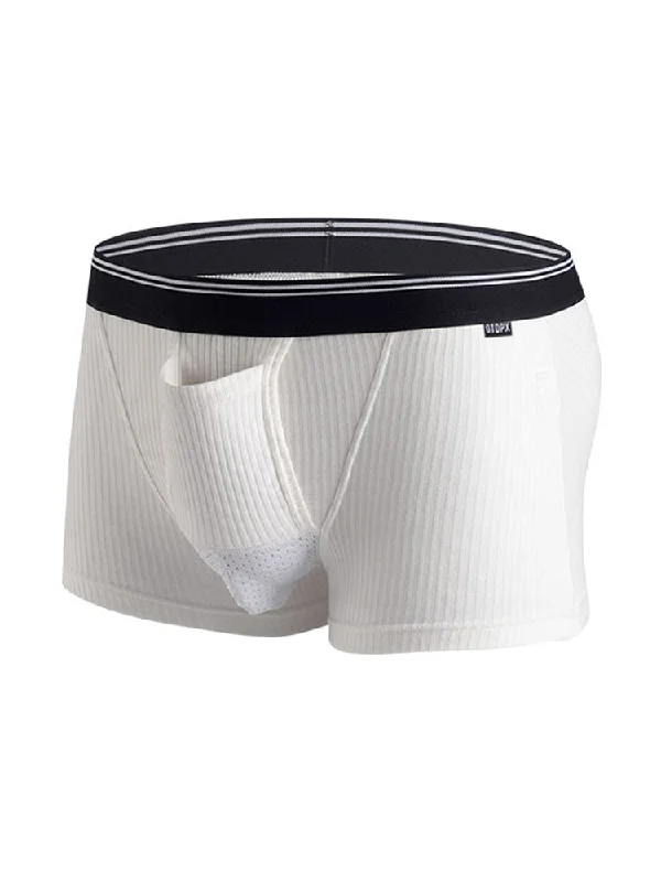 Weekend Deals That Spark Solid Color Divided Pocket Trunks for Men