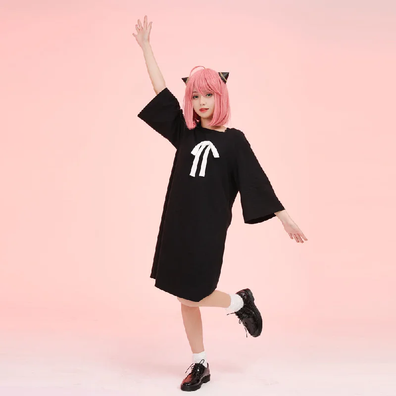 Big Savings Rulercosplay Anime SPY x FAMILY Anya Forger Black Daily Dress Cosplay Costume Big Savings Rulercosplay Anime SPY x FAMILY Anya Forger Black Daily Dress Cosplay Costume