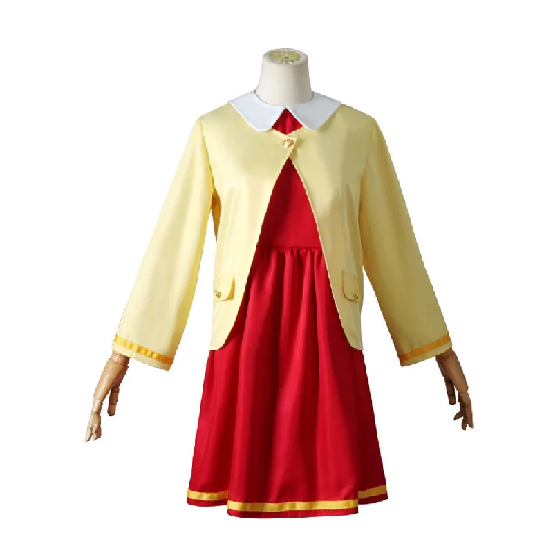 Shop and Save Rulercosplay Anime SPY x FAMILY Anya Forger Red dress Cosplay Costume