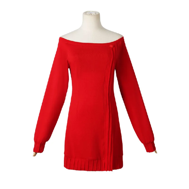 Value Deals Rulercosplay Anime SPY x FAMILY Yor Forger (Thorn Princess) Red Short Dress Cosplay Costume Value Deals Rulercosplay Anime SPY x FAMILY Yor Forger (Thorn Princess) Red Short Dress Cosplay Costume