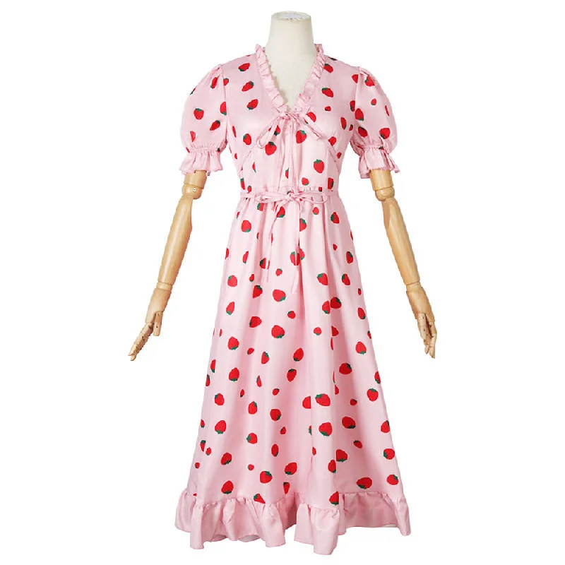 YEAR-End Sale Rulercosplay Anime SPY x FAMILY Yor Forger (Thorn Princess) Strawberry Dress Cosplay Costume YEAR-End Sale Rulercosplay Anime SPY x FAMILY Yor Forger (Thorn Princess) Strawberry Dress Cosplay Costume