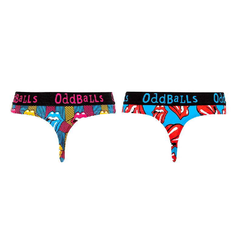 New Deal The Rolling Stones Bundle - Ladies Thong 2 Pack Bundle