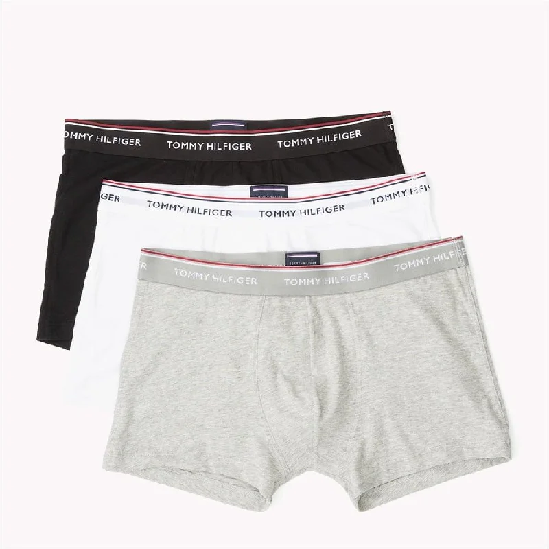 Weekend Specials to Love Tommy Hilfiger Premium Essential Stretch Trunk 3 Pack - Black/White/Grey