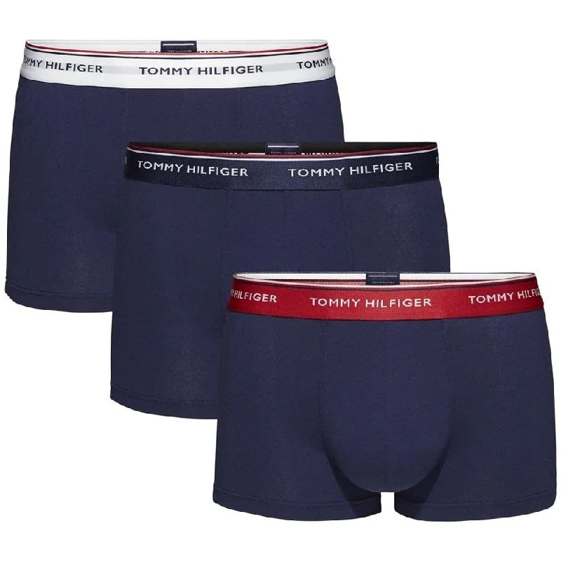 Weekend Bargains to Celebrate Tommy Hilfiger Premium Essential Stretch Trunk 3 Pack - Navy/Contrast Weekend Bargains to Celebrate Tommy Hilfiger Premium Essential Stretch Trunk 3 Pack - Navy/Contrast
