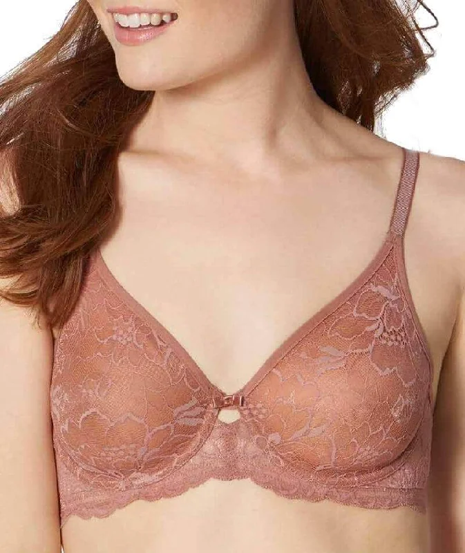 Weekend Deal Triumph Amourette Charm Non-Padded Bra - Rust