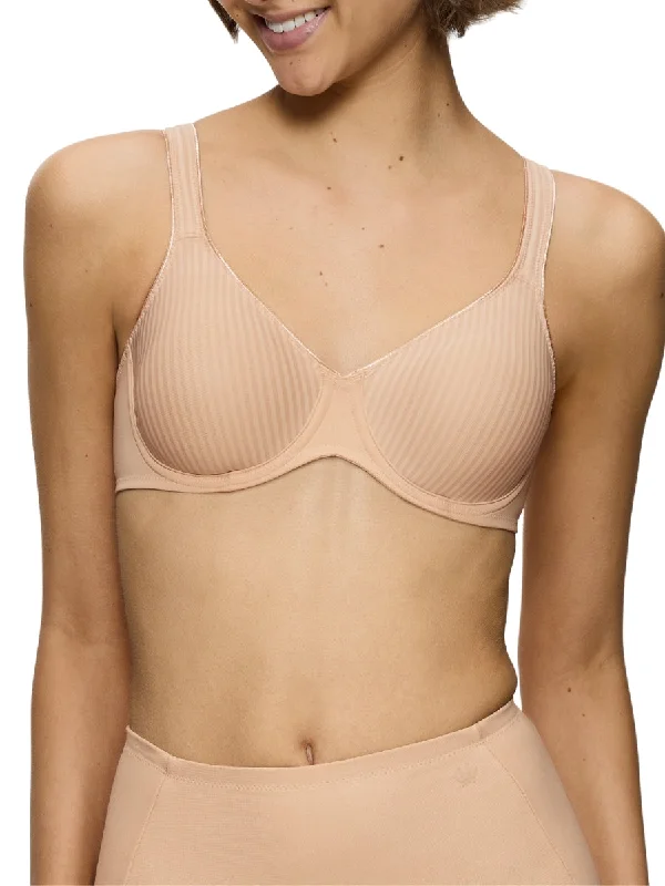 Super Bargain Modern Soft+Cotton Moulded Bra - Neutral Beige