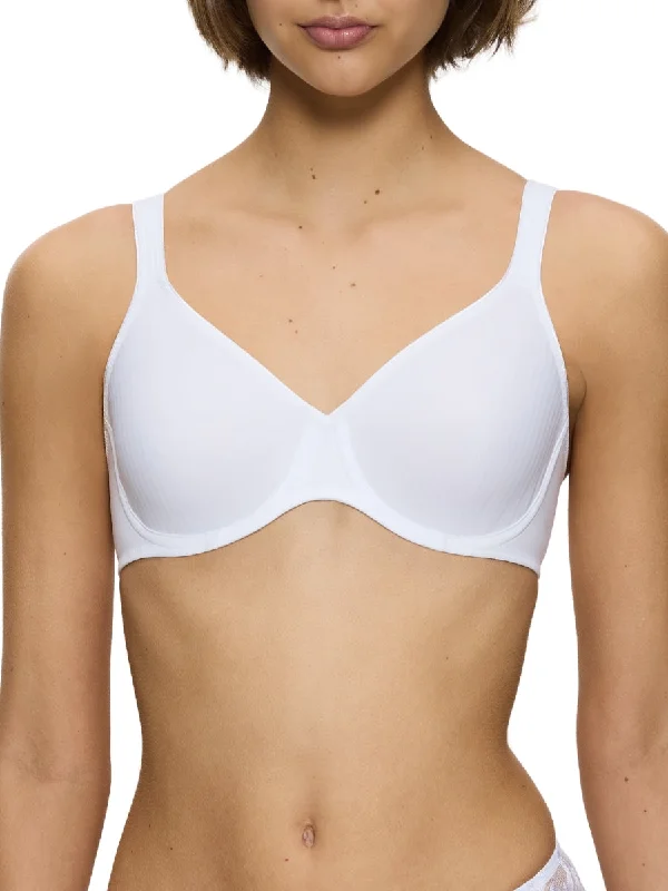 Time-Limited Offer Modern Soft+Cotton Moulded Bra - White