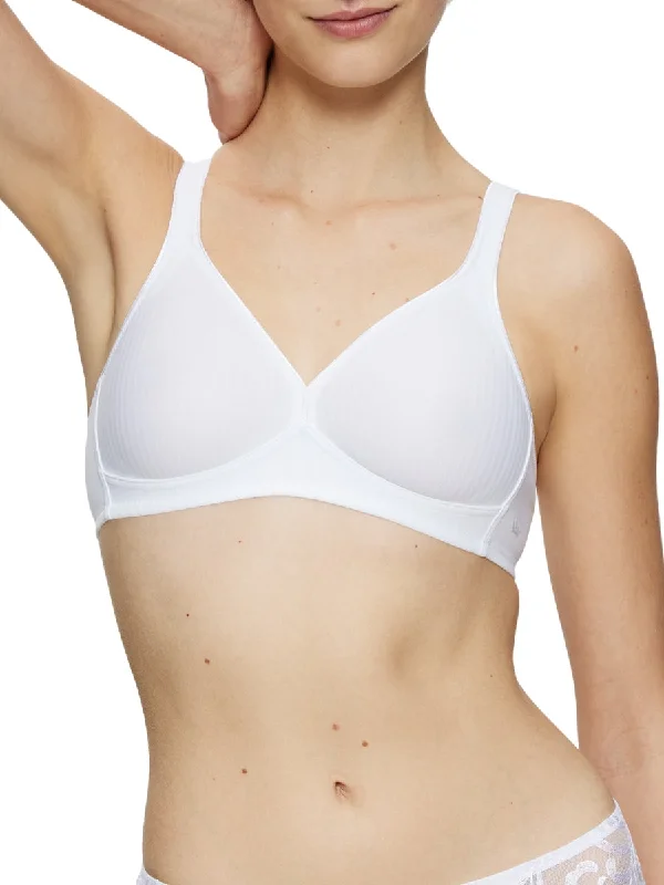 The Best Prices Modern Soft+Cotton Non-Wired Bra - White