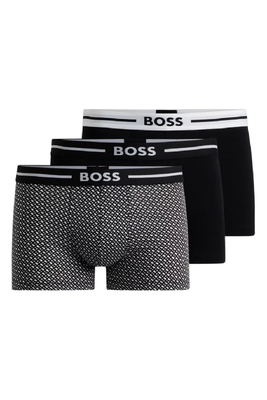 Weekend Discounts to Savor Boss 3 Pack Men's Bold Trunk