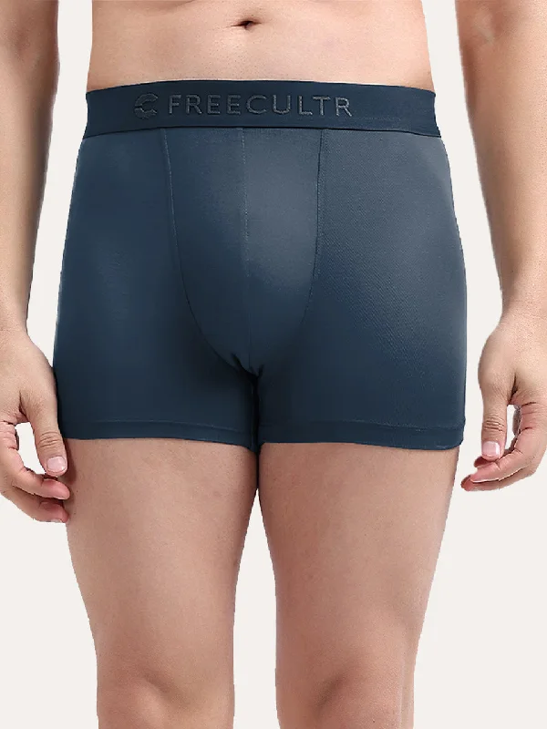 Weekend Deals That Excite Men's Anti-Bacterial Micro Modal Trunk in Solid Waistband (Pack of 1) Weekend Deals That Excite Men's Anti-Bacterial Micro Modal Trunk in Solid Waistband (Pack of 1)