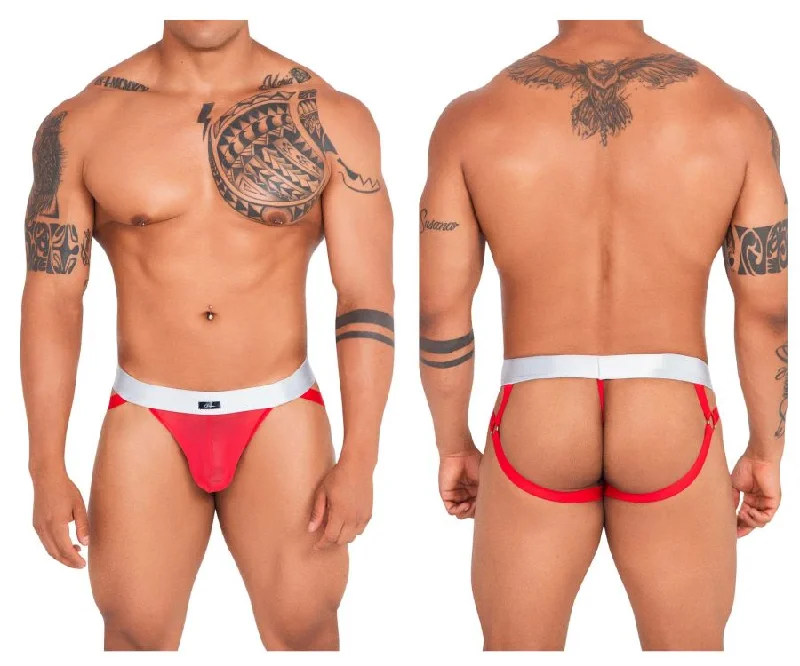 Hurry In Xtremen 91134 Mesh Jockstrap Color Red