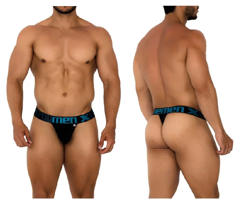 Huge Discounts Xtremen 91184 Mesh Thongs Color Black