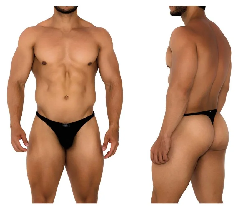 Final Markdown Xtremen 91185 Mesh Thongs Color Black