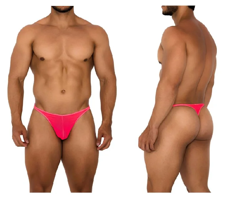Price Cut Xtremen 91189 Tulle Mesh Thongs Color Pink