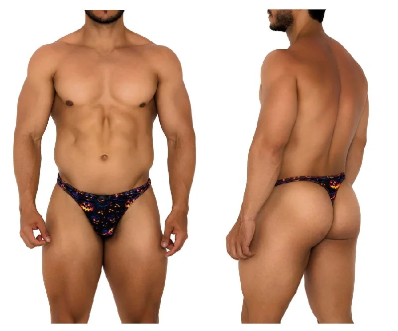 Discount Extravaganza Xtremen 91194 Printed Thongs Color Pumpkins