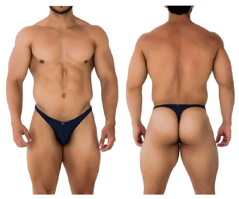 Super Savings Xtremen 91198 Jacquard Thongs Color Dark Blue
