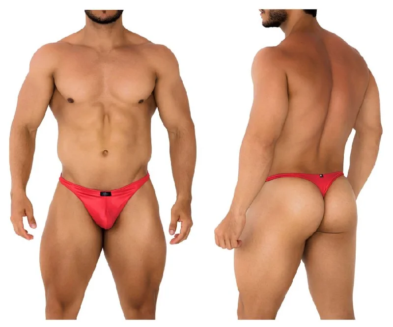 Limited Edition Xtremen 91203 Microfiber Thongs Color Cherry
