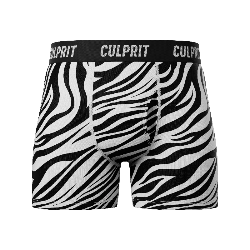 Act Now Zebra 🦓 Boxer Briefs w/ fly