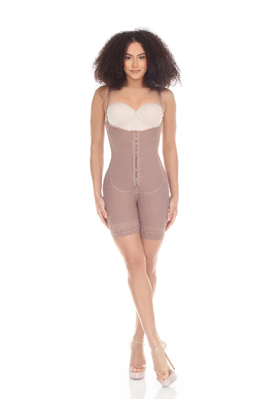 Deep Discounts 3 Hook Open Bust Mid Thigh Shaper Faja