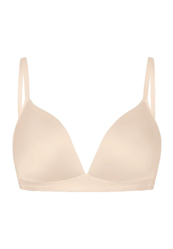 Weekend Discounts You Deserve Satin Deluxe Soft Cup Bra | Natural 71071-858