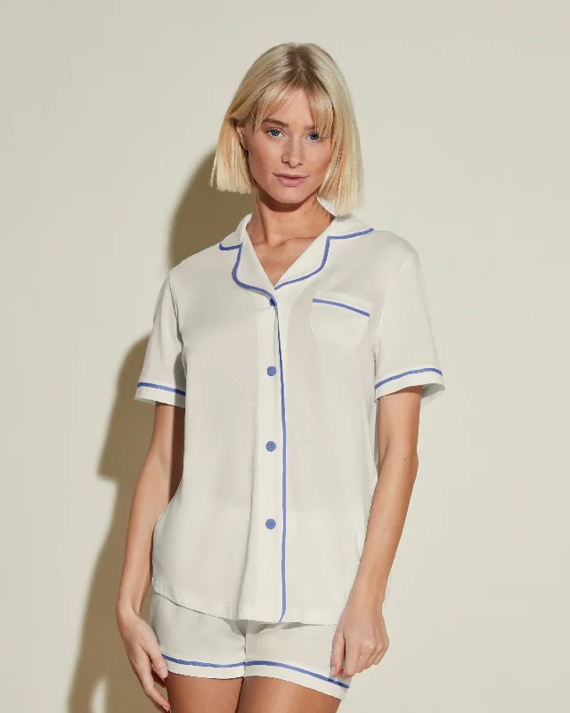 Limited Offer Short Sleeve Top & Boxer Pajama Set