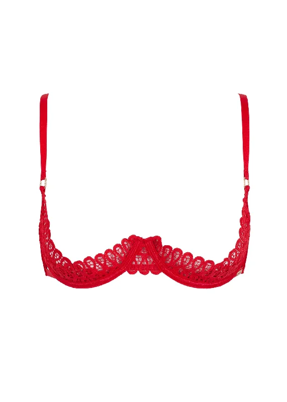 Quick Sale Tallulah Open Bra (Red)