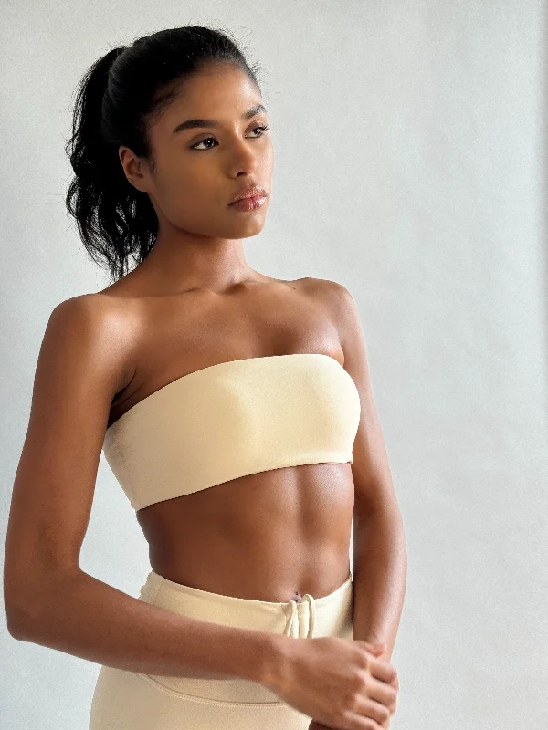 Price Drop Bondo Sports Bra - Creme