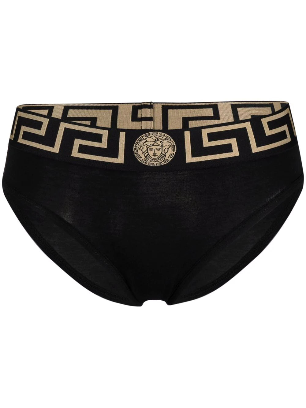 Friends and Family Sale Versace Black Greek Key Brief