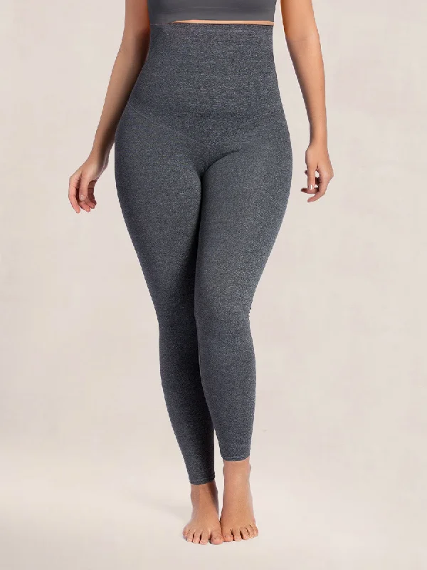 Weekend Savings Bonanza Curveez® High Waisted Shaping Grey Leggings