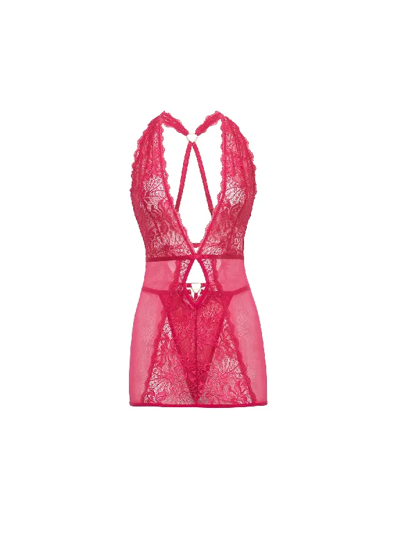 Weekend Shopping Made Better Curvy Armani Mesh Babydoll Dress