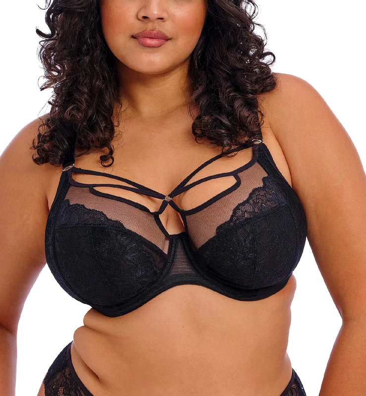 Weekend Offers That Shine Elomi Brianna Plunge Underwire Bra (8080) - Black