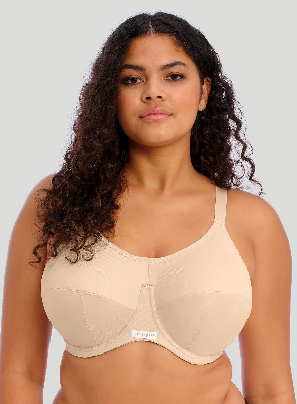 While Supplies Last Elomi: Energise Sports Bra With J Hook Nude