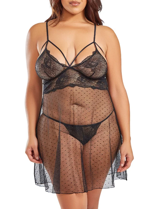 Special Price Women's Everly Plus Size Babydoll Lingerie