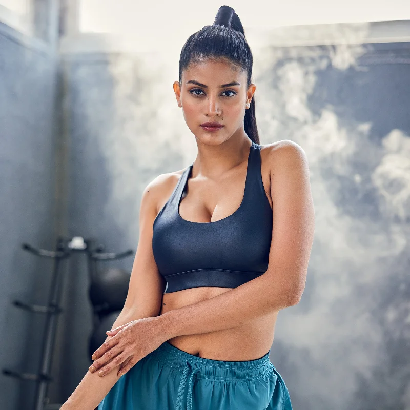 Savings Event Glaze Sports Bra - Black