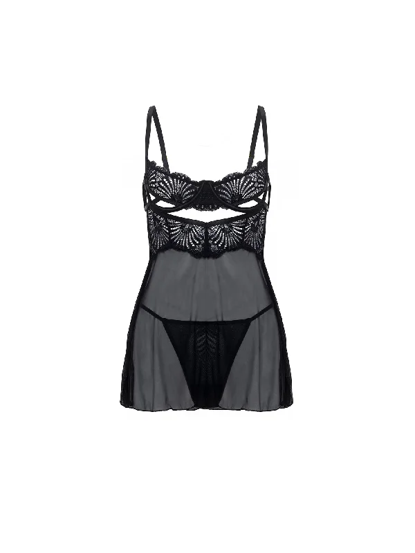 Weekend Specials to Enjoy Hazel Peek-A-Boo Babydoll Dress