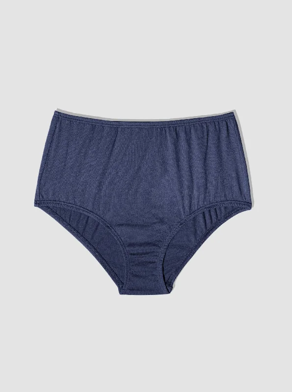Super Sale 100% Organic Cotton High Waisted - Lapis