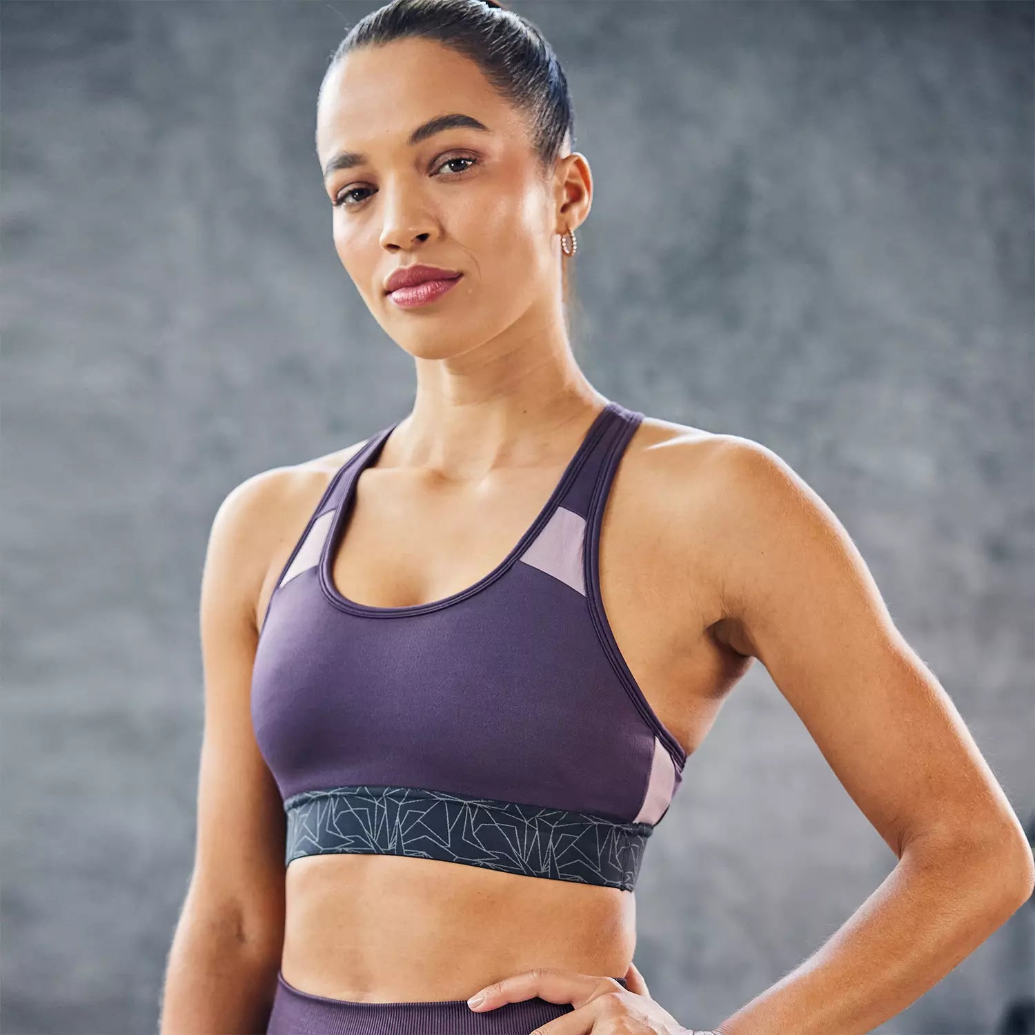 Early Access LAB360° TDry™ Sports Bra - Plum Perfect