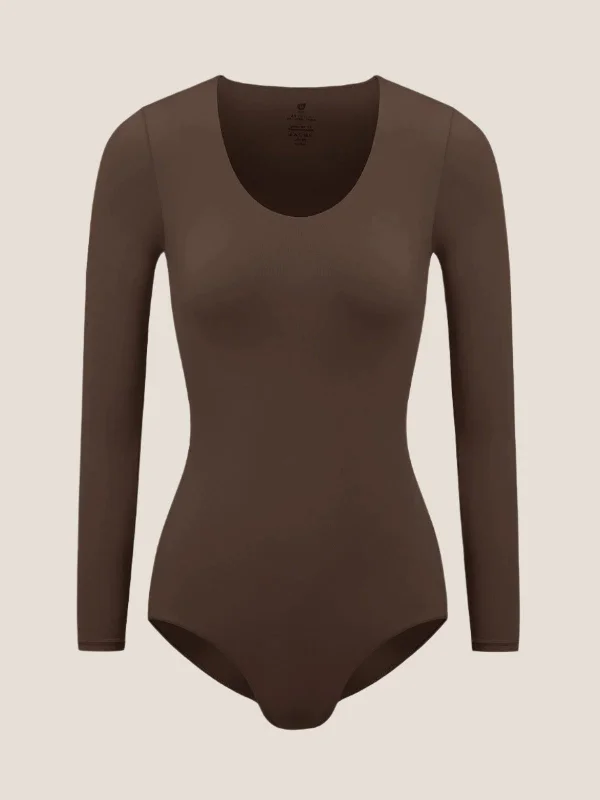 Weekend Discounts to Relish Long Sleeve Scoop Bodysuit