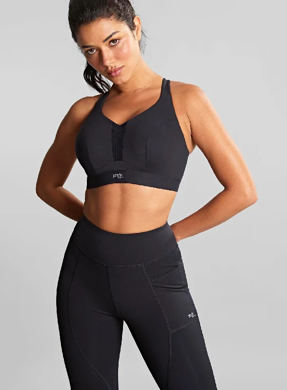 Super Savings Panache Sport: Endurance Non Padded Wired Sports Bra Black
