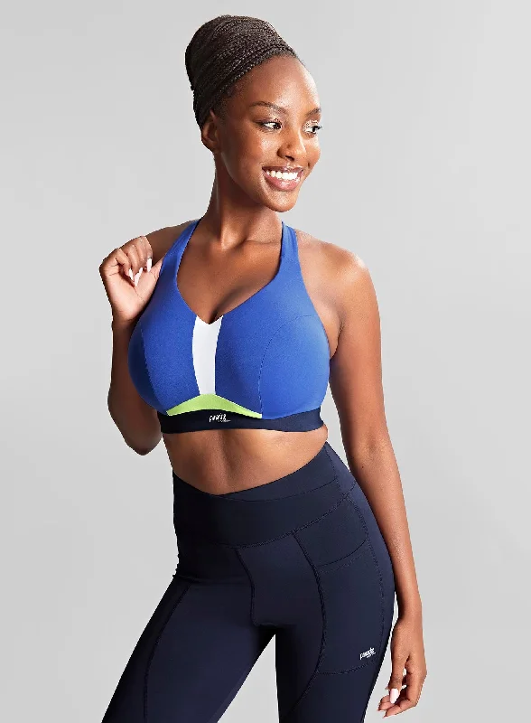 Quick Sale Panache Sport: Endurance Non Padded Wired Sports Bra Blue