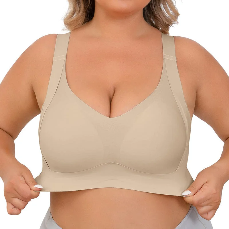 Weekend Discounts to Enjoy Plus Size Wireless Shaper Bra